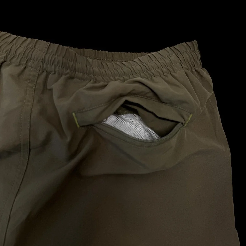 Orvis Mens Olive Green Medium Mesh Lined Swim Trunks Shorts‎ #574
